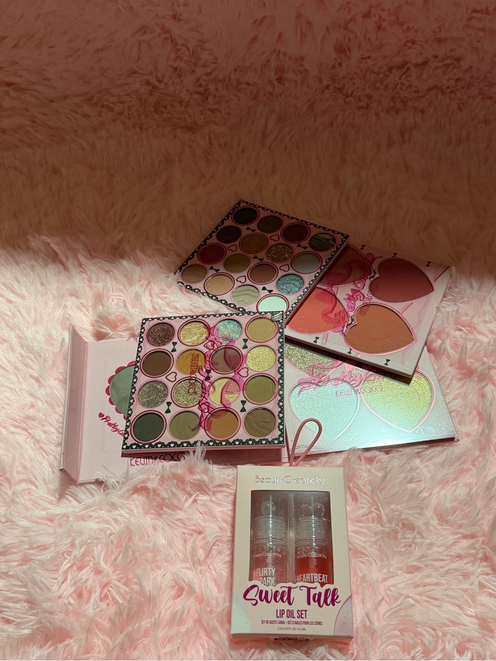 Beauty Creations Pink & Green Eyeshadow Palette Collection